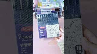 SHU CAI Drawing pen Hightune drawingpen shucai stationery [upl. by Neerihs]