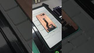 Use UV laser machine to separate the Samsung curved screen smartphone iphonerepairing [upl. by Rivard]