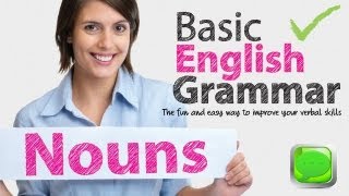 Basic English Grammar  Noun  English speaking  Spoken English  ESL Free English Lesson [upl. by Madson]