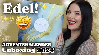 Edel ✨ Heidemann Schmuck Adventskalender 2024 SILBER Unboxing [upl. by Zebedee]