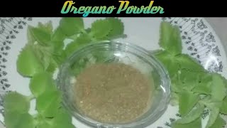 How to make Oregano at home  Oregano  Oregano recipe  Oregano Powder recipe in Hindi [upl. by Danby]