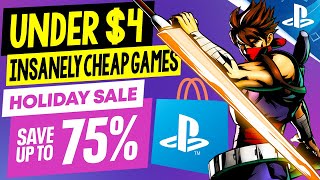 14 FANTASTIC PSN Game Deals UNDER 4 PSN HOLIDAY SALE 2023 CRAZY CHEAP PS4PS5 Games to Buy [upl. by Burg33]