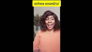 the schwa sound [upl. by Hilaire]