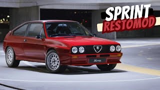 Alfa Romeo Sprint Restomod Inspired By The Alfasud Sprint 6C Is A Forgotten Rally Car [upl. by Hanala]