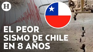 ¿Destruyó todo Estas son las impactantes imágenes que dejó el sismo de 74 grados en Chile [upl. by Dayir725]