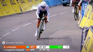 Alexey Lutsenkos MIRACLE Time Trial Win  Critérium du Dauphiné Stage 4 2021 [upl. by Eneres]