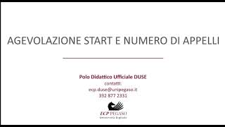 8 COME FUNZIONANO GLI ESAMI E LE SEDI DI ESAME agevolazione start e numero di appelli [upl. by Nauht]