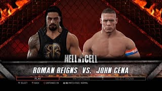 WWE 2K17 PS3  Roman Reigns VS John Cena [upl. by Ellene616]