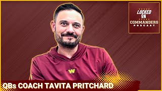 Washington Commanders Quarterbacks Coach Tavita Pritchard PreMandatory Minicamp Interview FULL [upl. by Orsino206]