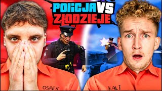 GTA V POLICJA vs ZŁODZIEJE OG 7  OSPANNO VS KALUCH PERSPEKTYWA OSPANNO [upl. by Hurty]