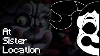 FNAF Sister Location song  At Sister location Lyric Video [upl. by Lyndon]