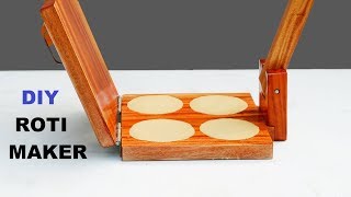 How to make Wooden Roti Maker at home  Fast Roti Machine Save Energy and Time [upl. by Calendre]