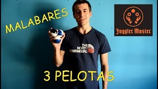 Tutorial Malabares  3 pelotas  Cascada [upl. by Laban]