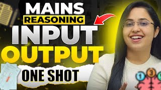 MAINS REASONING INPUT OUTPUT for All Banking Exams  INPUT OUTPUT One Shot  Smriti Sethi [upl. by Strohbehn825]