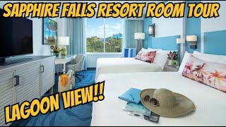 Loews Sapphire Falls Lagoon View Room Tour at Universal Orlando [upl. by Job89]