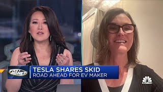 ARK CEO Cathie Wood on selfdriving taxis Its a winner take most market for Tesla [upl. by Sussman]