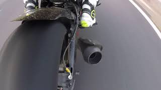 GSXR 750 Quickshifter Flames [upl. by Imaon]