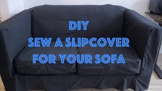 How To Sew a Slipcover for a Sofa [upl. by Gordan]