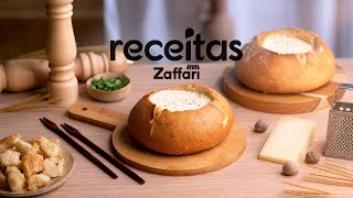 FONDUE de QUEIJO no pão  Receitas Zaffari [upl. by Lohcin629]