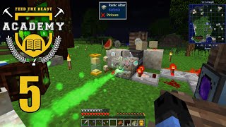 FTB Academy E05  More Botania Automatic Runic Altar Terrasteel and Elven Gateway [upl. by Godding]