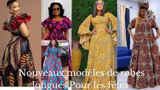 Modèles de Robes Longues en Pagne pour femme pour les fêtes [upl. by Mitzl436]