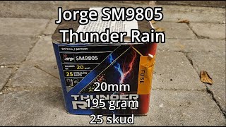 Jorge SM9805 Thunder Rain  Fyrværkeri 20232024 [upl. by Lepper]