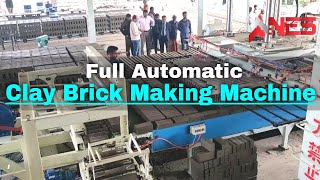 Automatic clay brick making plant Latest auto brick making machine [upl. by Holmes636]