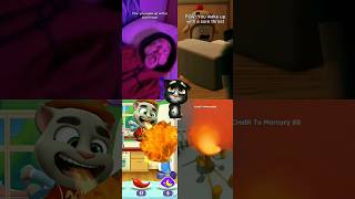 You Wake Up With A Sore Throat 😈😡🤖 mytalkingtom2 funny shorts animation memes [upl. by Terry334]