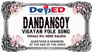 DANDANSOY VISAYAN FOLK SONG  MUSICAL SCORE  TIME SIGNATURE  NOTES WITH INSTRUMENTAL [upl. by Maighdiln92]