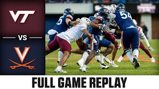 Virginia Tech vs Virginia Full Game Replay  2023 ACC Football [upl. by Dominy]