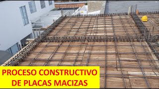 PROCESO CONSTRUCTIVO DE UNA LOSA MACIZA [upl. by Hussein]