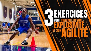 EXPLOSIVITÉ et AGILITÉ au basket 3 Exercices [upl. by Uos]