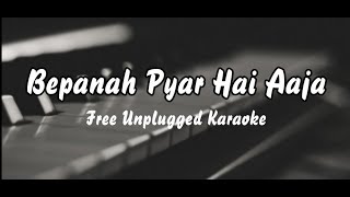 Bapanah Pyaar Hai Aaja  Free Unplugged Karaoke Lyrics  Shreya Ghoshal [upl. by Aicilra373]