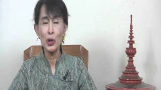 A message from Daw Aung San Suu Kyi [upl. by Nedi]