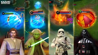 ALL 4 UPCOMING STAR WARS REVAMP SKINS  ARGUS DARTH VADER  ALUCARD OBIWAN  YODA amp JET TROOPER [upl. by Fidelio]