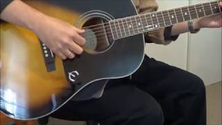 Epiphone AJ220S VS Acoustic Guitar Review and Demo [upl. by Llij]