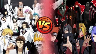 The Espada vs The Akatsuki BLEACH vs Naruto Shippuden [upl. by Yttam]