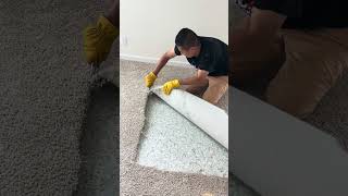 Removing the Old Bedroom Carpet shorts bedroom carpet removal homeimprovement renovation [upl. by Clyte988]