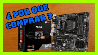 MSI B450M PROVDH MAX REVIEW EN ESPAÑOL 🤖 [upl. by Ijat]