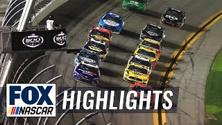 2021 Daytona 500  NASCAR ON FOX HIGHLIGHTS [upl. by Uot]