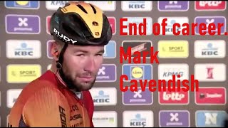 quotThe last race of my careerquot  Mark Cavendish END OF CAREER [upl. by Yorgo]