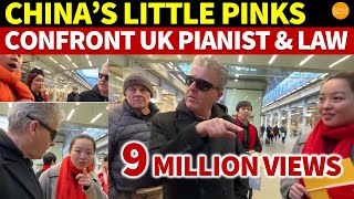 9M Witness China’s ‘Little Pinks’ Causing a Scene Confronting UK Pianist Brendan Kavanagh and Law [upl. by Nolana]