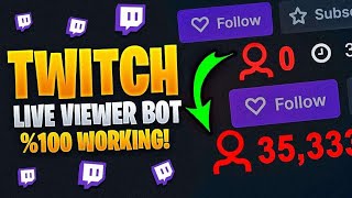 Twitch Live Viewer Bot  No Download  Free Trial   link in description [upl. by Adnalu]