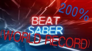 WORLD RECORD  Beat Saber Theme 200 Speed Expert [upl. by Abe602]