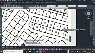 How to georeference a site plan and extract a parcel from it in AutoCAD [upl. by Idola]