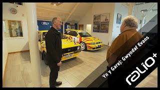 Gwyndaf Evans  Yn y Garej  Y ddau ffrind yn hel atgofion  1996 British Rally Champions reunited [upl. by Dnalel]