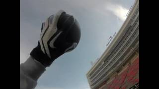 Football Gloves Made Sticky with Grip Boost [upl. by Waddle]