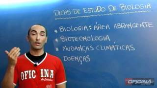 Dica de Estudos  Biologia  Oficina do Estudante cursinho vestibular e colégio [upl. by Farver]