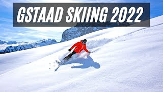 Gstaad Skiing 2022  Gstaad Switzerland [upl. by Hayikat]