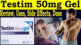 Testim Gel Reviews  Testosterone gel 50 mg uses Side Effects Dose Warning [upl. by Hsakiv]